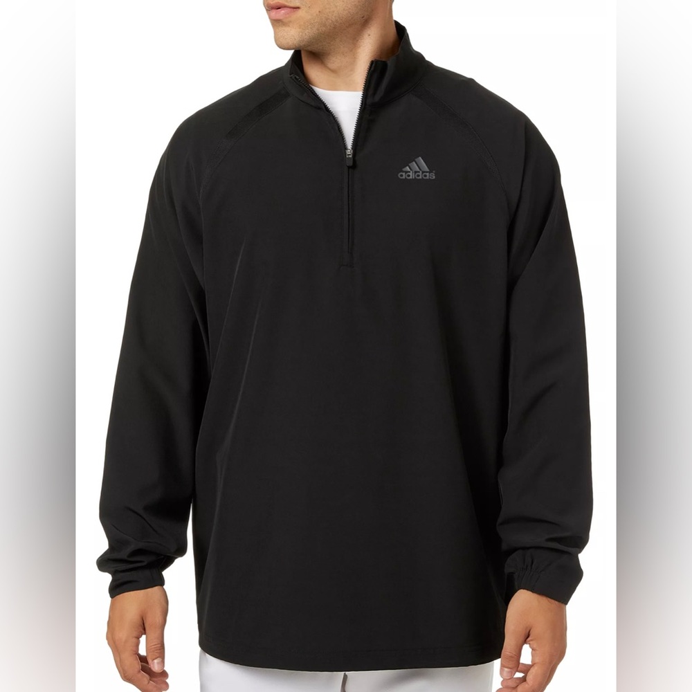 adidas Men's Triple Stripe Long Sleeve Baseball Jacket